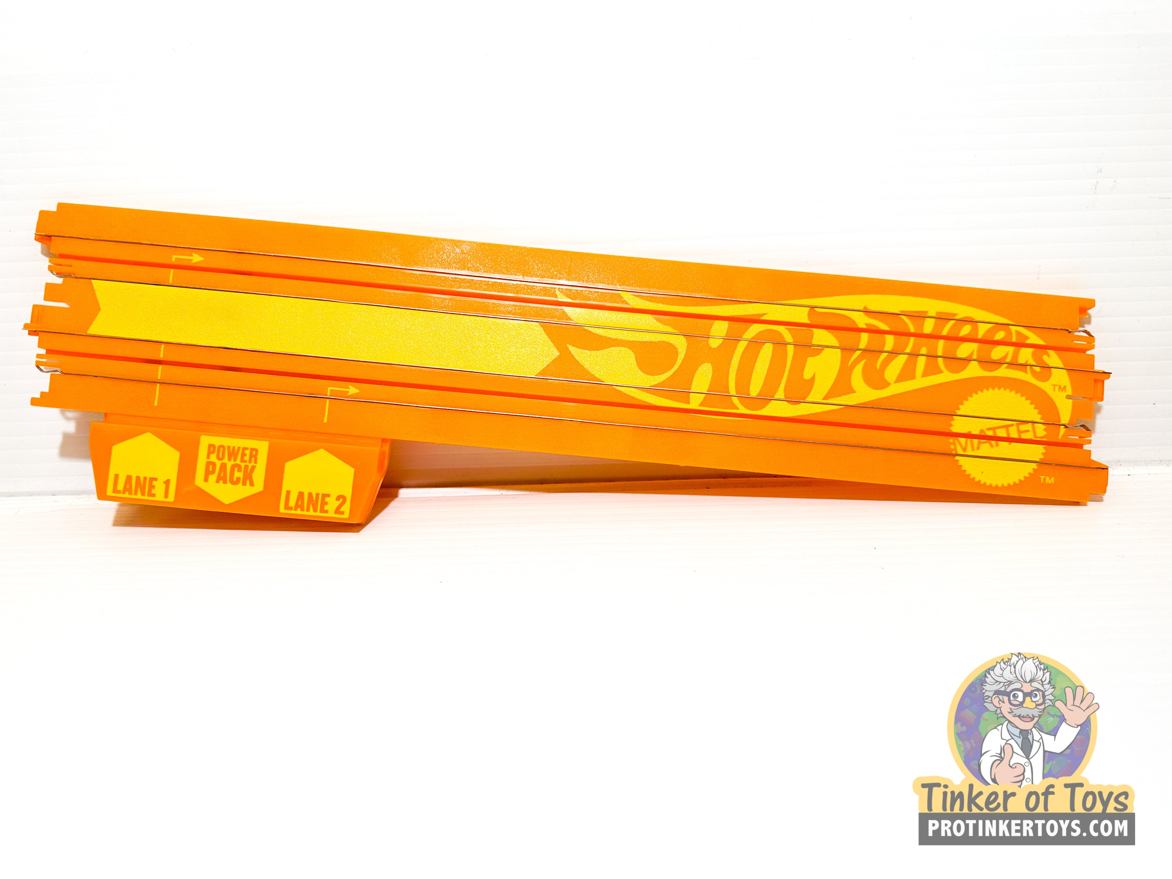 Hot Wheels Orange - Snake and Mongoose Drag Track w/o Cars