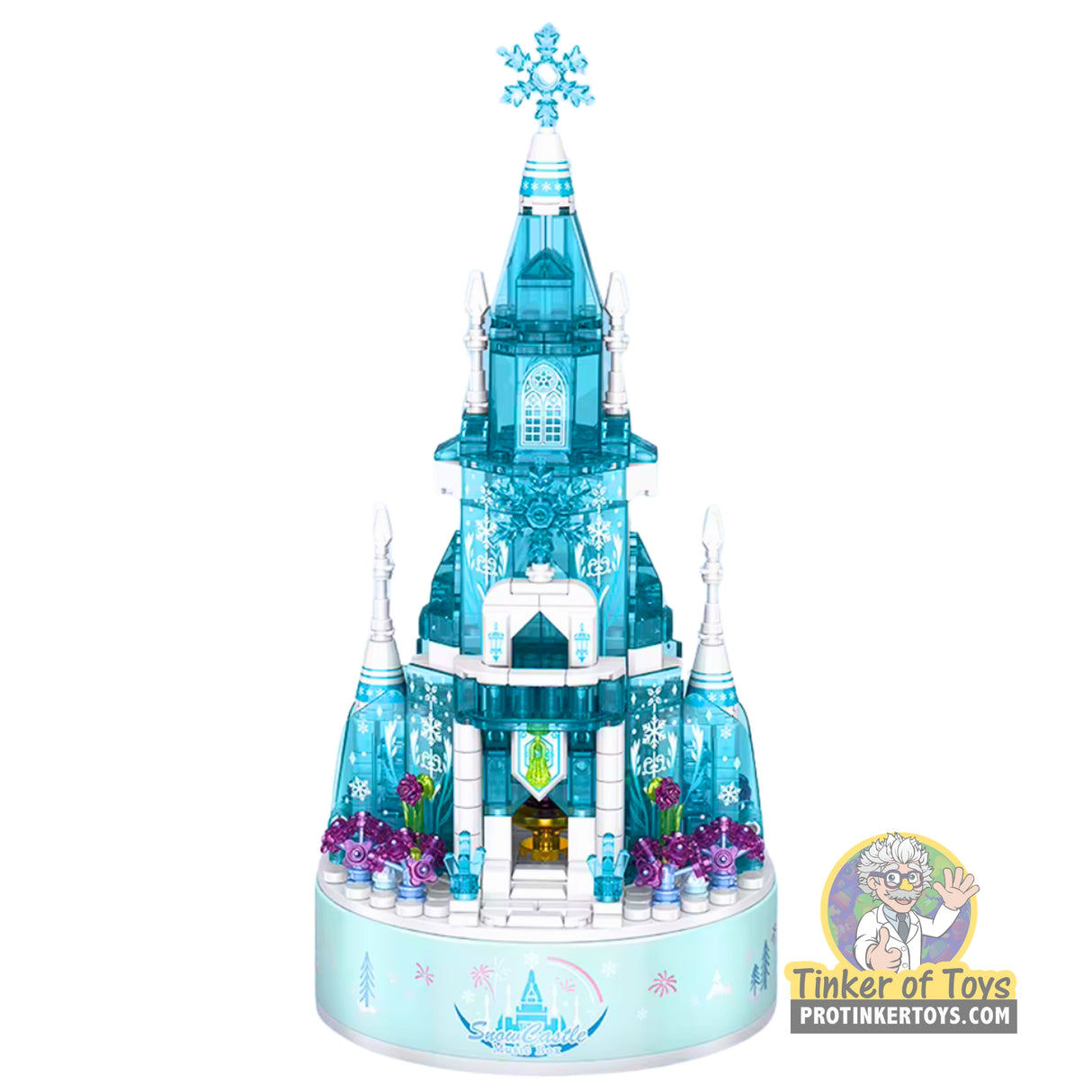 Panlos Creative Music Box / Fantasy Series – Snow Castle – Model 65616 (574 Pieces)