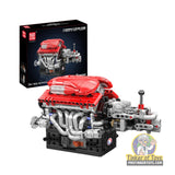 Mould King V12 Supercar Motorized Engine & Transmission Building Set (863 Pieces)