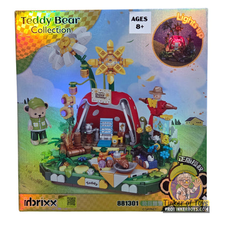 Inbrixx 81301 Teddy Daisy Holiday Camping – 490pcs Display Brick Figure
