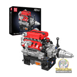 Mould King Italian V8 Motorized Engine Building Set (750 Pieces)