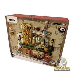 Brick set: Private Detective Agency display build with detailed facade for Inbrixx INBX80035