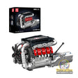 Mould King M Power-Style Motorized V8 Engine & Gearbox Building Set (1169 Pieces)