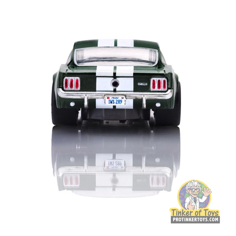 AFX 1966 Shelby Mustang GT350 Ivy Green with White Stripes Mega G+ HO Slot Car