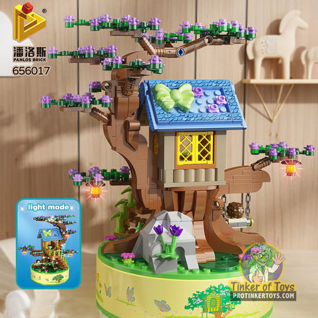 Panlos Creative Music Box Series – Tree House Music Box, Model 656017 (591 Pieces)