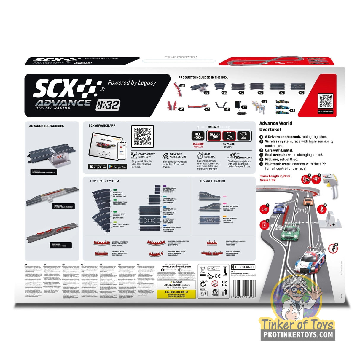 SCX Advance | Pole Position | E10596 | 1/32 Slot Car Racing Set