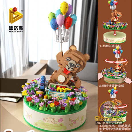 Panlos Creative Music Box Series – Flying Bear Music Box – Model 656010 (569 Pieces)