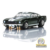 AFX 1966 Shelby Mustang GT350 Ivy Green with White Stripes Mega G+ HO Slot Car