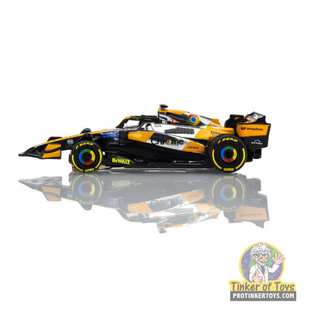 AFX McLaren F1 MCL38 #81 Austin Chrome Edition Mega G+ HO Slot Car