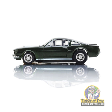 AFX 1966 Shelby Mustang GT350 Ivy Green with White Stripes Mega G+ HO Slot Car