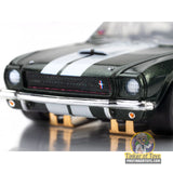 AFX 1966 Shelby Mustang GT350 Ivy Green with White Stripes Mega G+ HO Slot Car