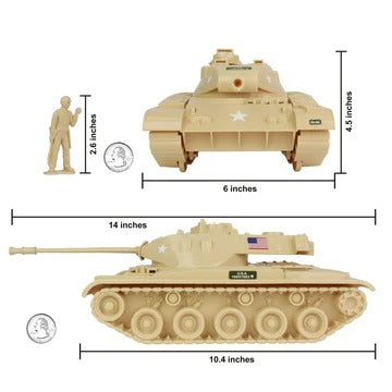 Walker Bulldog Tank 13pc | 17521 | Tim Mee Toys