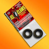 Slot Car Tires for Aston Martin DBR 1 - Front and Rear Jel Claws slot car tire set for ST 1110-A, view 2