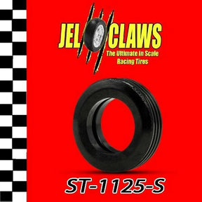 Slot Car Tires for Front Eldon Crash Cars Jel Claws slot car tire set for ST 1125-S, main view