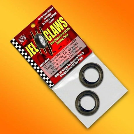 Slot Car Tires for Scalextric Hornby TVR Early Cars Jel Claws slot car tire set for ST 1195-S, view 2