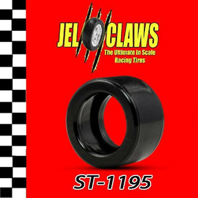 Slot Car Tires for Slot It Porsche 956 and Nissan GT 1 Race Cars Jel Claws slot car tire set for ST 1195, main view