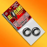 Slot Car Tires for Carrera Mclaren M20 Jel Claws slot car tire set for ST 1197-C, front view