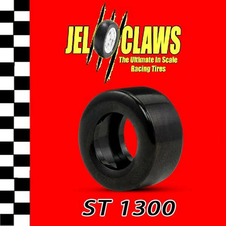 Slot Car Tires for SCX Nascar Applications Jel Claws slot car tire set for ST 1300, main view