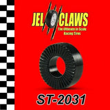 Slot Car Tires for Aurora T-jet and Vibrator Cars (performance Tire) Jel Claws slot car tire set for ST 2031, main view