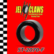Slot Car Tires for Tyco Magnum 440-x2, Mega G, Tomy AFX Turbo - Fronts Jel Claws slot car tire set for ST 2070-F, main view