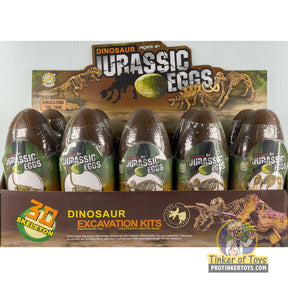 Dinosaur excavation kit with fossil-digging eggs for kids for King Me World IMX49025