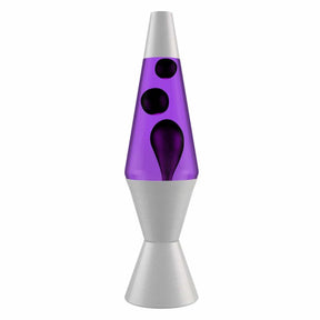 Purple and silver lava lamp with black accents for Schylling 20770400US