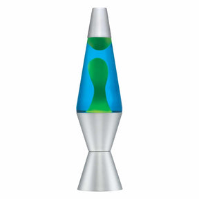 Lava lamp with blue, green, and silver liquid contents for Schylling 21240401US