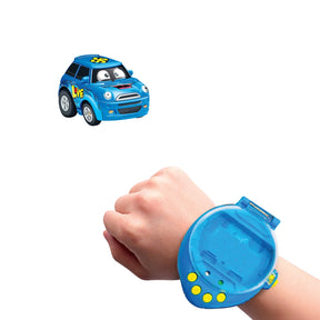 Blue toy car and matching wrist electronic toy for Jupiter Creations 17002