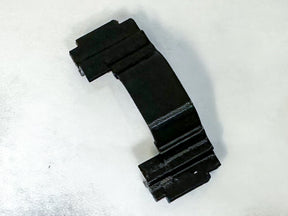 Black, curved scale model accessory clip for Extreme 3D Customs HO Scale