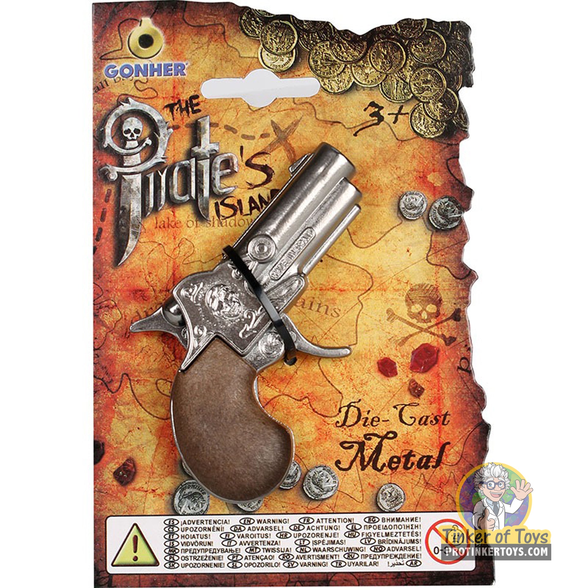 Mini Pirate Deringer Pistol | 156/0 | Gonher – ProTinkerToys.com