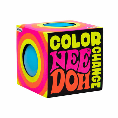 Nee Doh Color Change Package Front Angle Blue