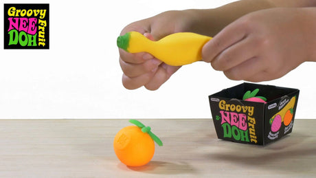 Groovy Nee Doh fruit shaped stress toy video