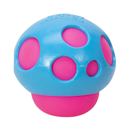 NeeDoh Groovy Shroom - Pink with Blue Top Mushroom