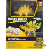 Noctilucent Dinosaur Fossil Assembly Kit with Glow Figure (Stegosaurus) | IMX17224 | King Me World