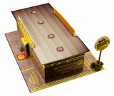 Motorcycle Shop Model Photo Real scale building kit for BK 3201, detail view