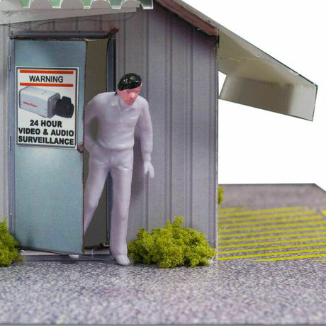 Commercial Steel Garage Photo Real scale building kit for BK 3210, package view