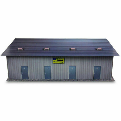 Pit Garage Photo Real scale building kit for BK 3211, front view