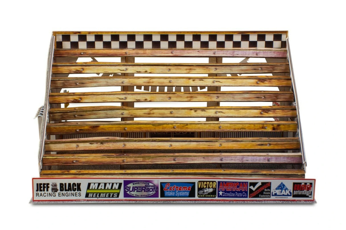 Bleacher Kit & Hot Dog Stand Photo Real scale building kit for BK 4802, front view