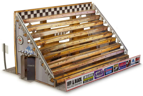 Bleacher Kit & Hot Dog Stand Photo Real scale building kit for BK 4802, side view