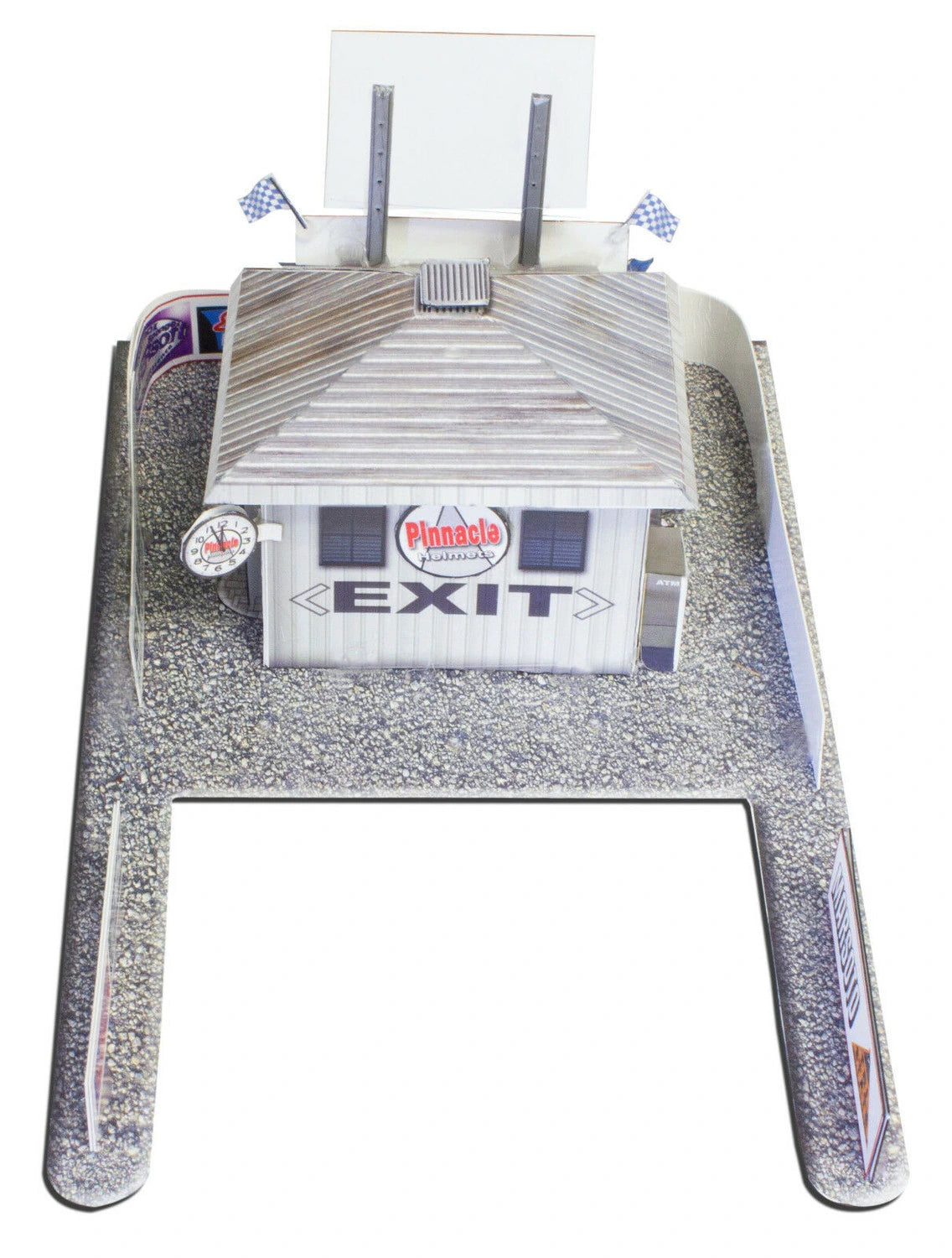Ticket and Gate Entrance Photo Real scale building kit for BK 4806, detail view
