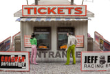 Ticket and Gate Entrance Photo Real scale building kit for BK 4806, side view