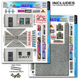 Ticket and Gate Entrance Photo Real scale building kit for BK 4806, detail view