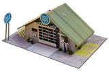 Commercial Steel Garage Photo Real scale building kit for BK 4810, main view