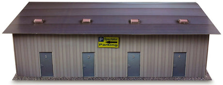 4 Stall Pit Garage Photo Real scale building kit for BK 4811, package view