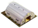 Quonset Hut Photo Real scale building kit for BK 6400, top view