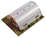 Quonset Hut Photo Real scale building kit for BK 6400, detail view