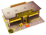Motorcycle Shop Photo Real scale building kit for BK 6401, front view