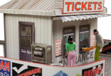 Ticket and Gate Entrance Photo Real scale building kit for BK 6406, rear view
