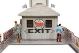 Ticket and Gate Entrance Photo Real scale building kit for BK 6406, front view