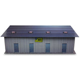 4 Stall Pit Garage Photo Real scale building kit for BK 6411, front view